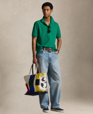 Men's Classic-Fit Mesh Polo Shirt