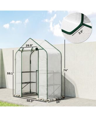 house for Outdoors, 6 Shelves house with PE Cover,