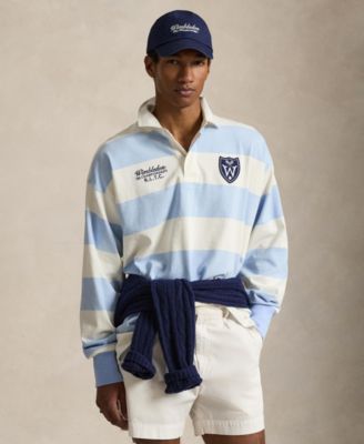 Men's Wimbledon Striped Polo Shirt
