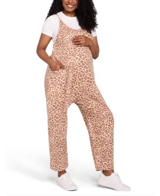 Women's Sleeveless Relaxed Fit Maternity Jumpsuit