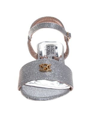 Little Girls Dress Sandals Elegant Rhinestone Ankle Strap Formal