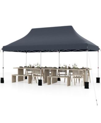 Foldable Outdoor Canopy Gazebo with Storage Bag