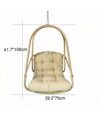 Wicker Rattan Swing Egg Chair without Stand
