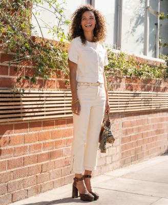 Petite Hannah Crop Flare Jeans