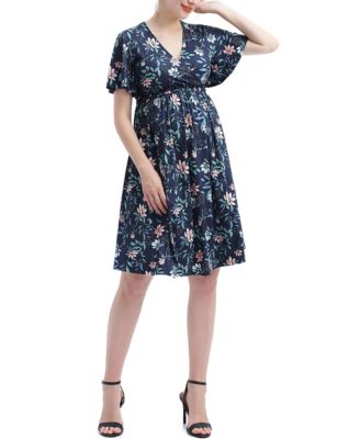 Maternity kimi + kai Annis V-Neck Nursing Dress