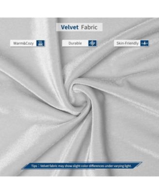 Twin Daybed with Headboard Velvet Upholstered Sofa Bed Guardrail Adjustable Wooden Slats Light Gray