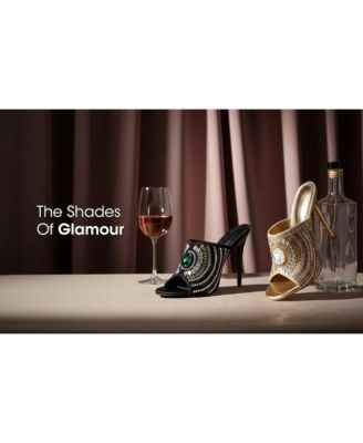 Women's Boska Metallic Slip On Stiletto Heels