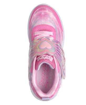 Little Girls Dream Racer - Wing Brites Light-Up Casual Sneakers from Finish Line