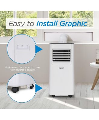 8,000 BTU Portable AC with WiFi & Remote, 3-in-1 Air Conditioner, Fan & Dehumidifier, App, Alexa & Google, Window Kit