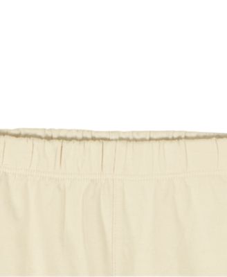 Baby Boys' French Terry Short-Sleeve Logo Crewneck Top and Shorts, 2-Piece Set