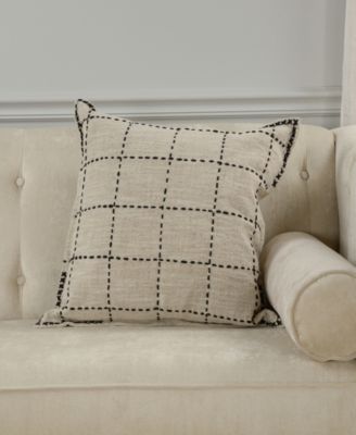 Jennie Cotton Blend Decorative Pillow, 20" x 20"