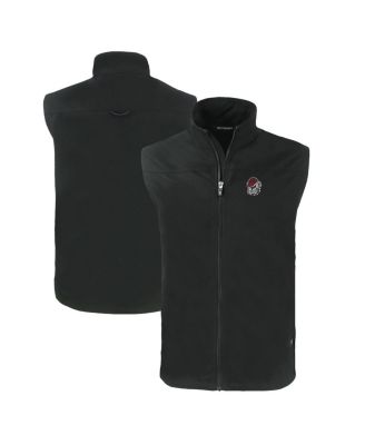 Men's Black Georgia Bulldogs Charter Eco Full-Zip Vest