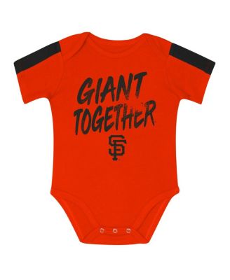 Baby Boys and Girls San Francisco Giants Double Down Bodysuit and Pants 3-Piece Set