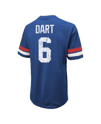 Men's Jaxson Dart Royal New York Giants Oversized T-Shirt