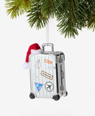 World Traveler Suitcase Ornament