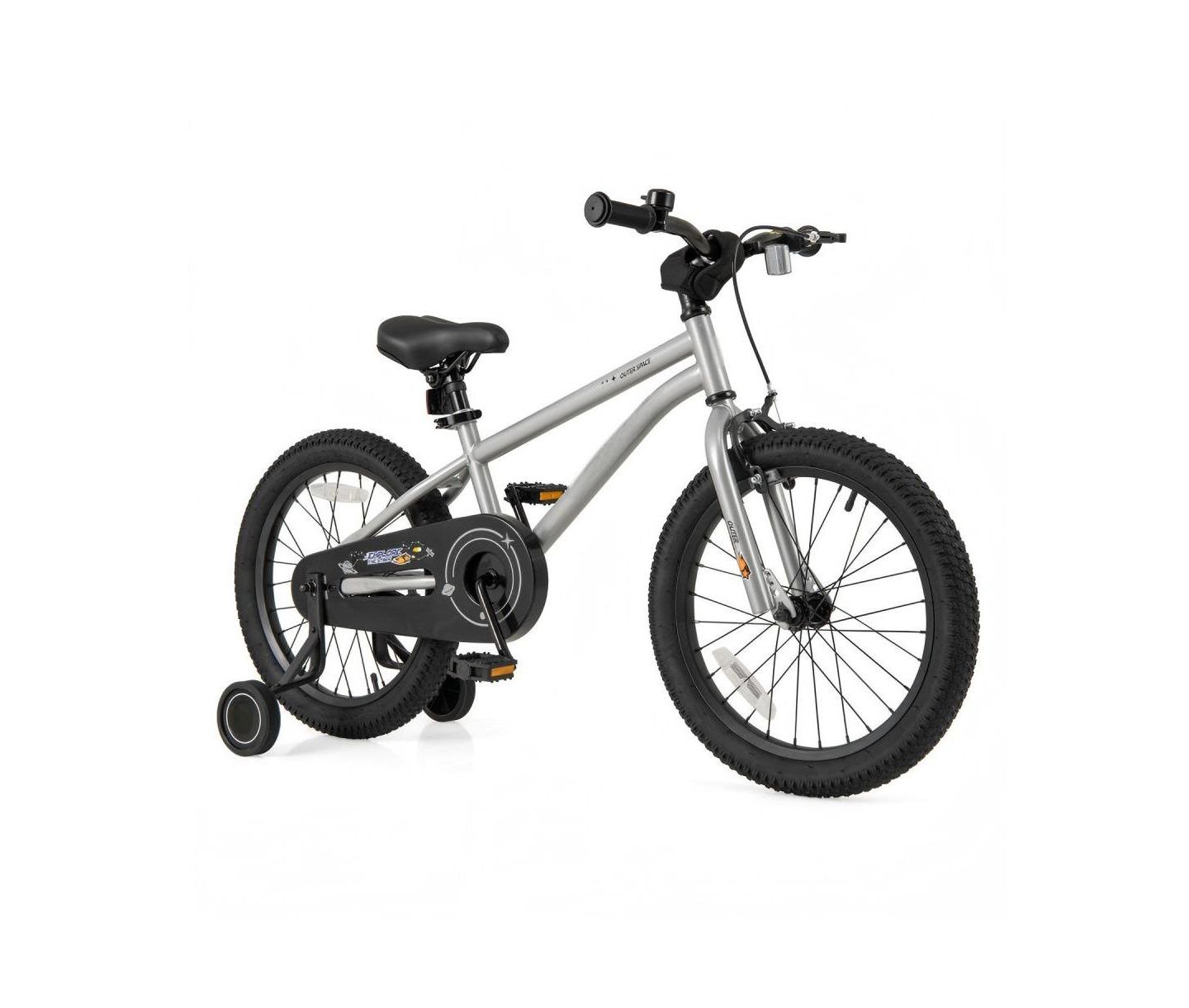 Детская игрушка HONGGE 18 Inch Adjustable Seat Removable Training Wheels Kids Bike, Ages 4-8, цвет: Розовый — фото 1