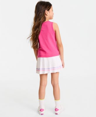 Big Girl Striped Tennis Skirt