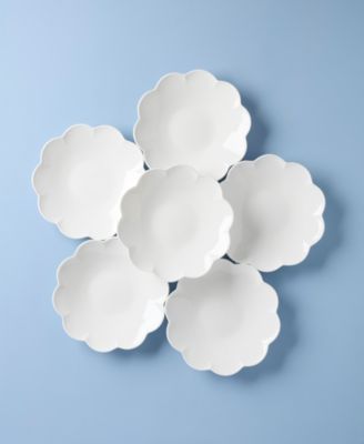 Studio 1414 Scallop Dinner Plates, Set of 6