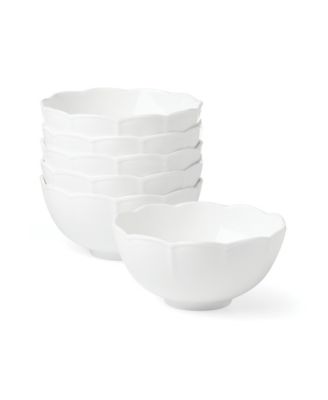 Studio 1414 Scallop All-Purpose Bowls, Set of 6