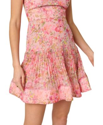 Women's Strapless Back Zip Closure Mini Dress