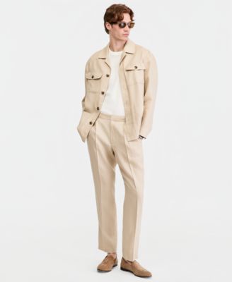 Men's Linen Safari Jacket