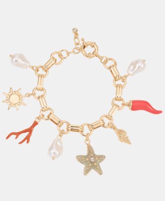 Nautical Sea Life Charm Bracelet