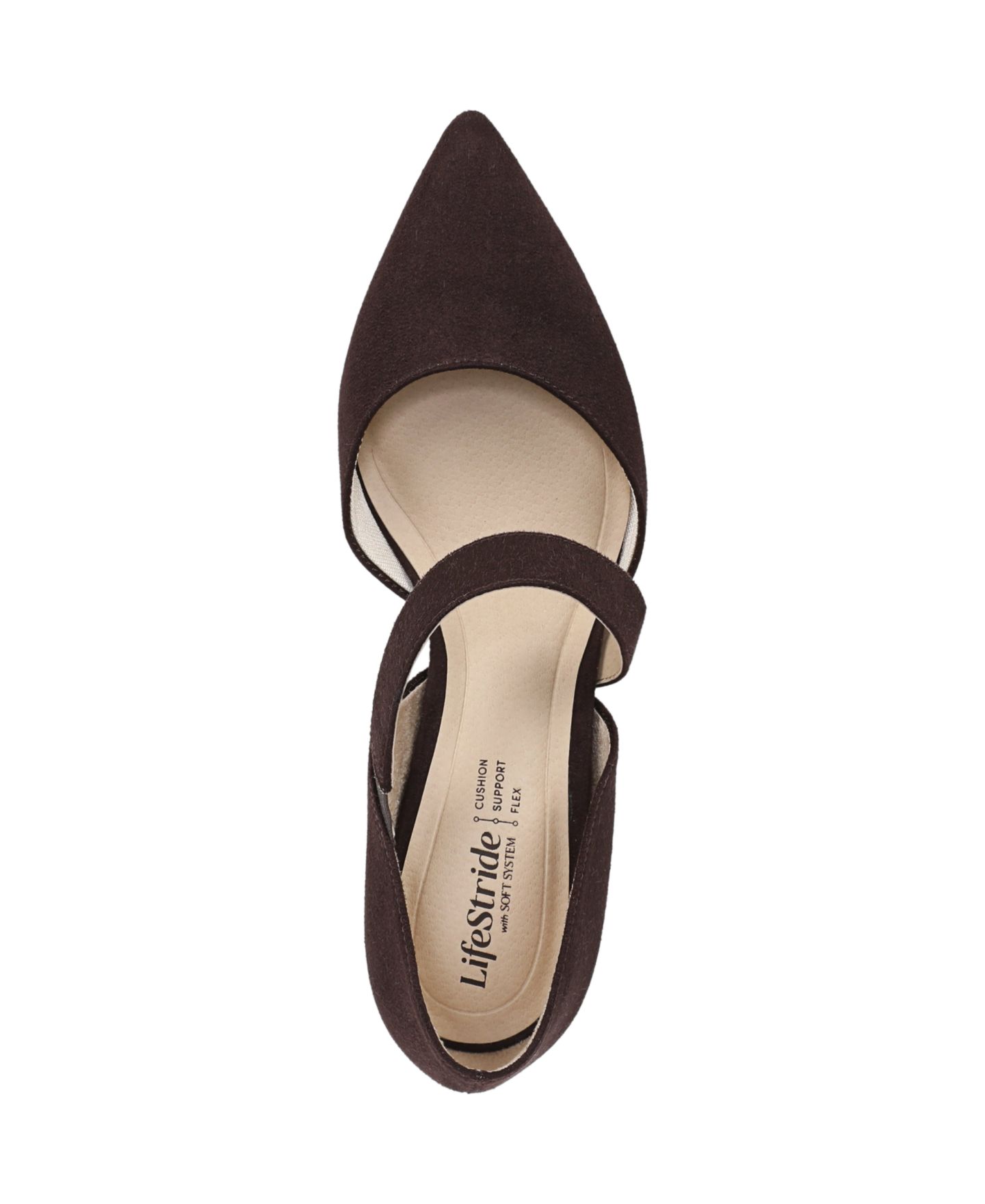 Женские туфли LifeStride Suki Asymmetrical Dress Pumps, цвет: Тёмный шоколадный — фото 4
