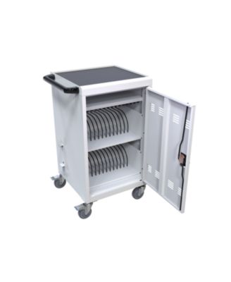 Mobile Charging Cart And Cabinet For Tablets Laptops 32-Device.