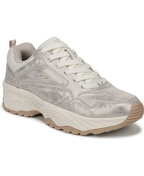 Женские кроссовки Dr. Scholl's Selena Lace-Up, цвет: Золотая искусственная кожа