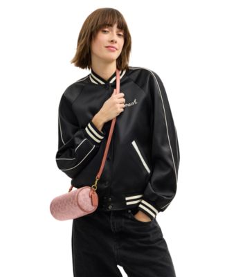 Barrel Small Signature Canvas Slim Shoulder Bag