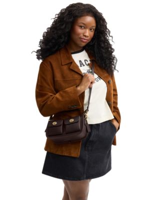 Waverly Small Leather Twin Turnlock Shoulder Bag