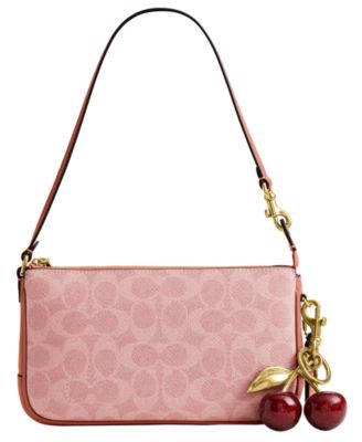 Plaza Small Signature Canvas Slim Shoulder Bag