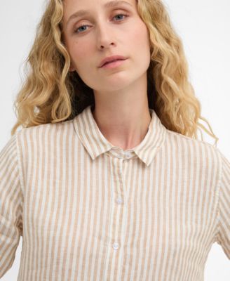 Women's Marine Long-Sleeve Striped Shirt