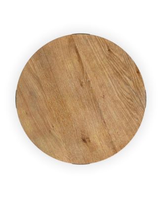 Knox 35" Wood Round Coffee Table