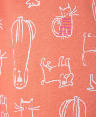 Women's Cat Love Dog PJ Capri