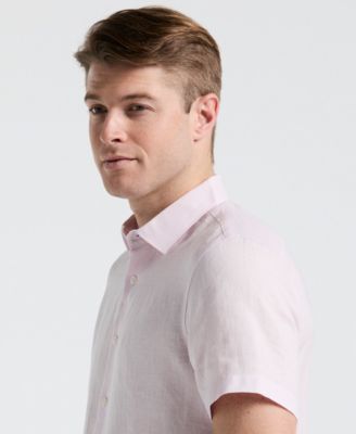 Men's Solid Linen Shirt