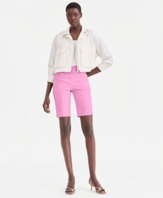 Women's Mid-Rise Pull-On Bermuda Shorts