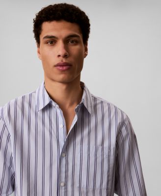 Men's Multi Stripe Poplin Shirt