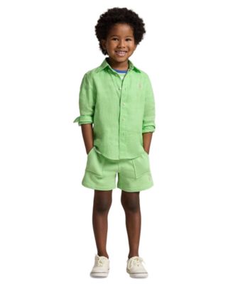 Boys' 2T-7 French Terry Drawstring Shorts