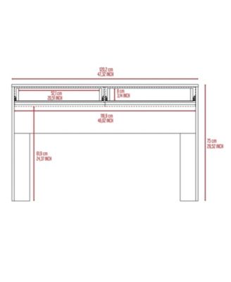 Acanto 2 Drawer Writing Computer Desk
