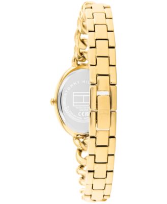 Women's Quartz Gold Tone Stainless Steel Chain Bracelet Watch, 21.5mm