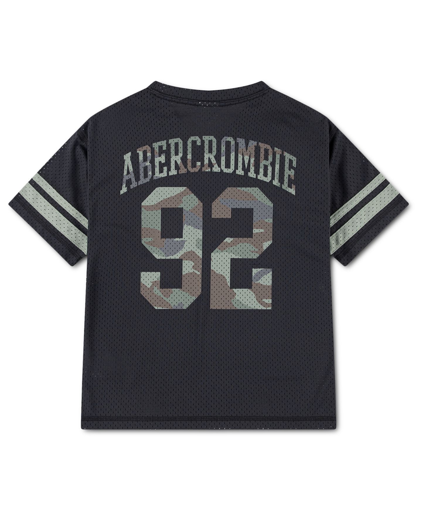 Рубашка abercrombie kids Football Jersey для мальчиков, цвет: Призрачный — фото 2