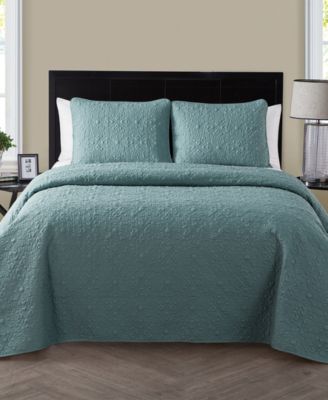Caroline Embossed 3-Pc. Quilt Set, King