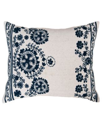 Anna Cotton Decorative Pillow, 14" x 20"