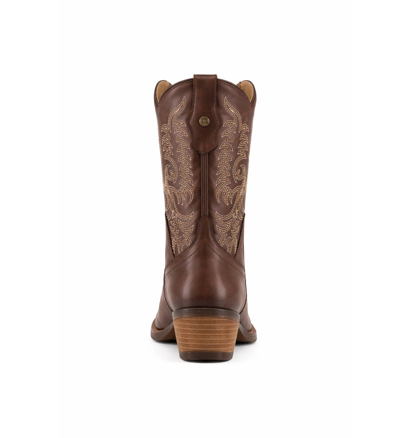 Женские ботинки Forastero Leather Boots Western Style, цвет: Тёмный коричневый — фото 2
