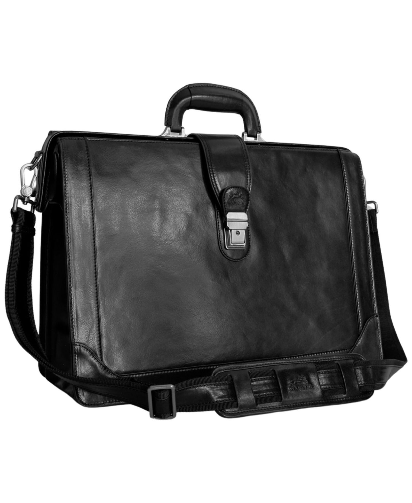 Мужская сумка Mancini Litigator Medium Briefcase, цвет: Чёрный — фото 3
