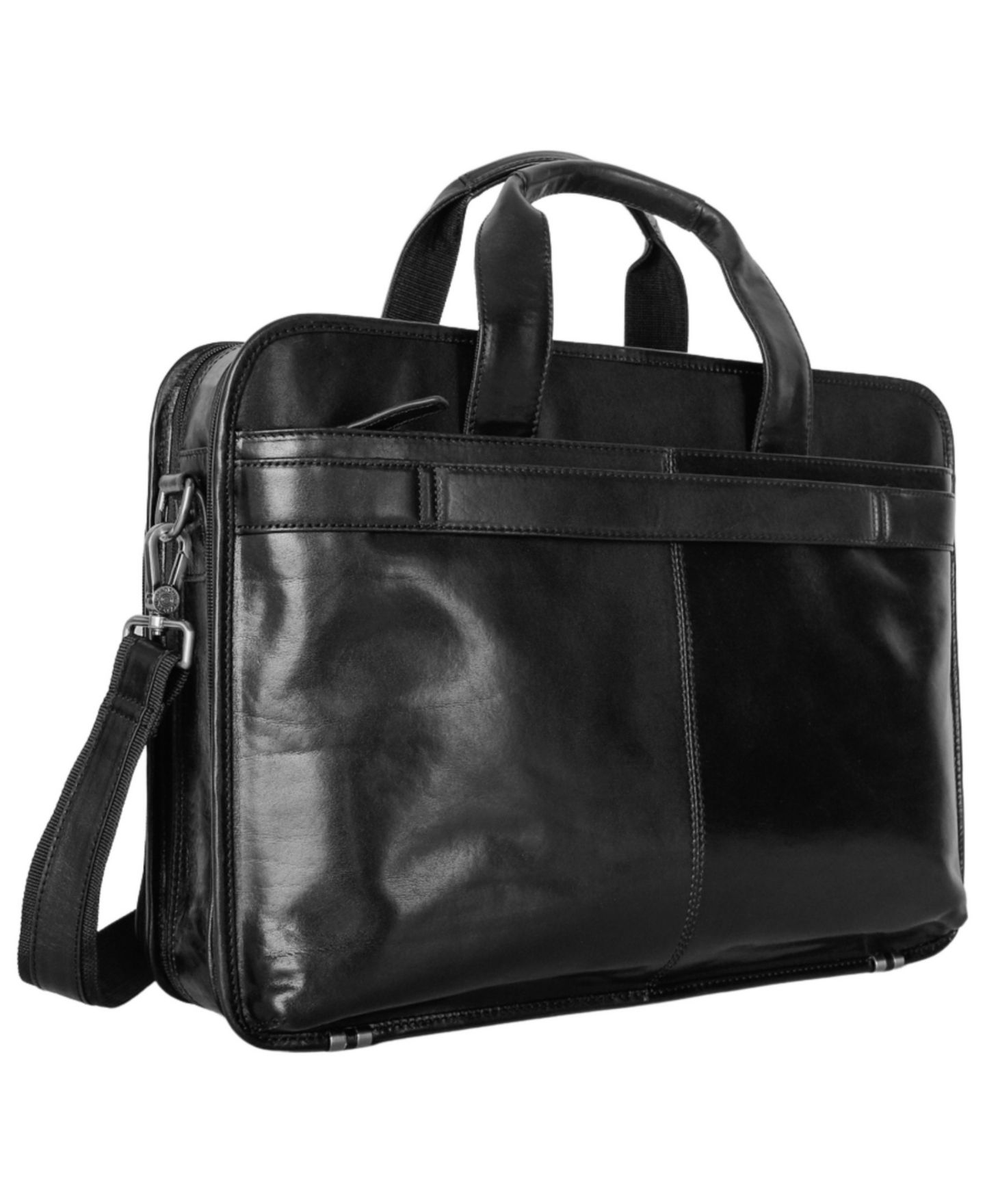 Мужская сумка Mancini Laptop Briefcase, цвет: Чёрный — фото 3