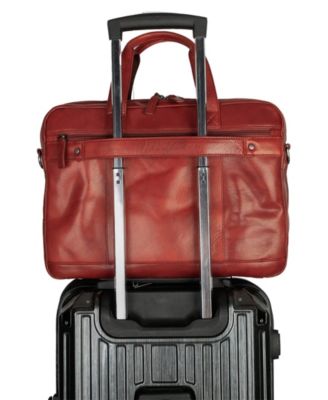 Men's Leather Laptop Briefcase