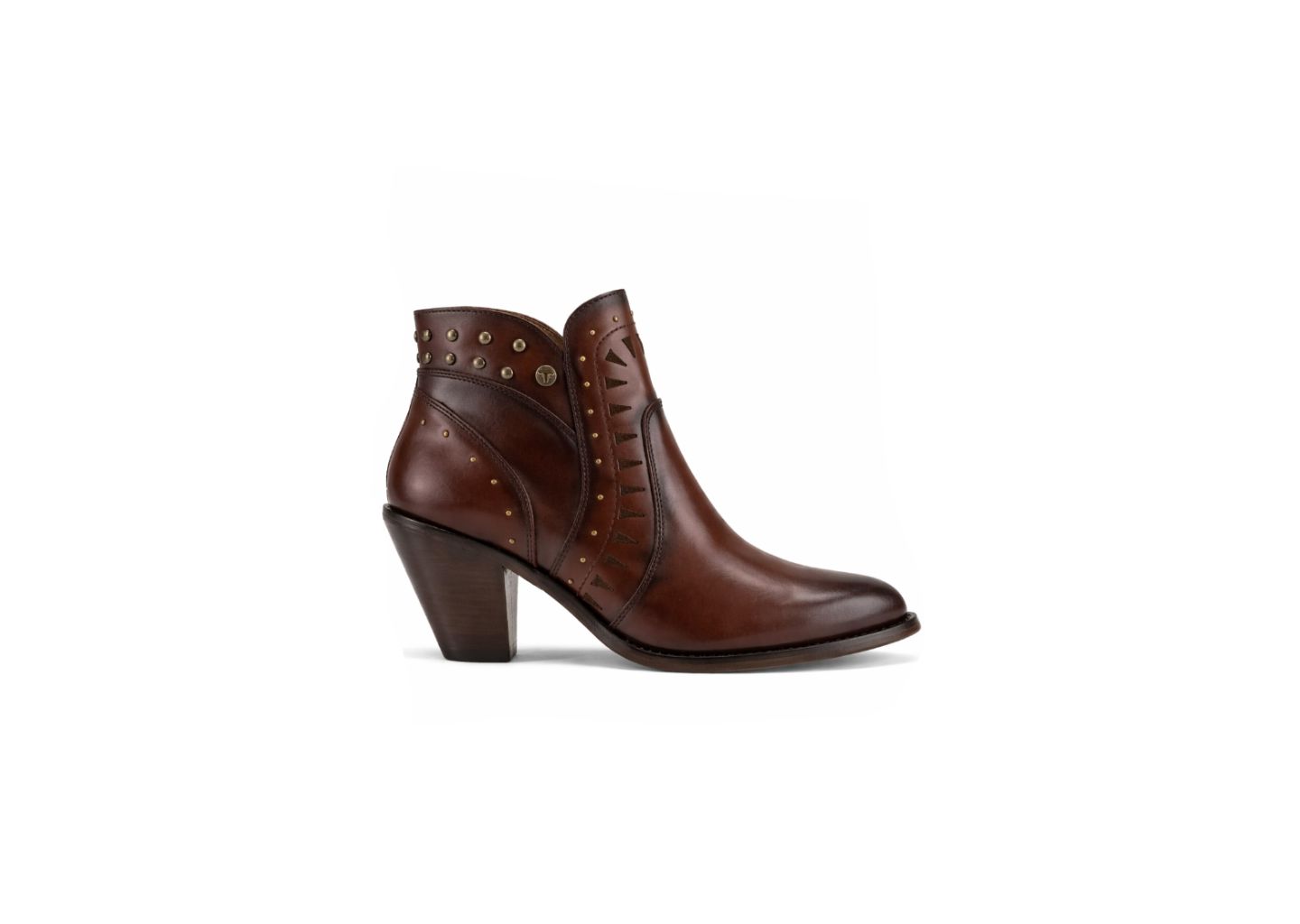 Женские ботинки Forastero Western Fashion Leather Booties, цвет: Тёмный коричневый — фото 2