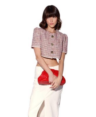 Women's Helene Cropped Boucle Tweed Jacket